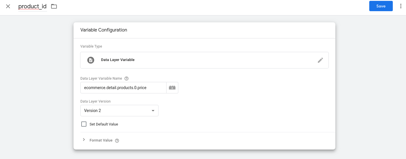 Google Tag Manager Twenga Pixel Tag configuration